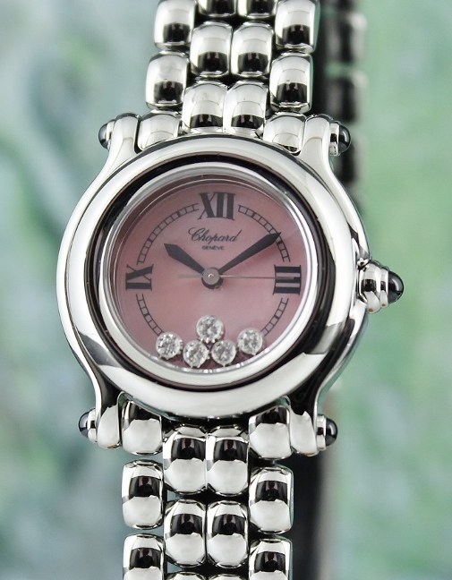 (image for) A Chopard Happy Sport Lady Size Diamond Watch / 278250 / MOP